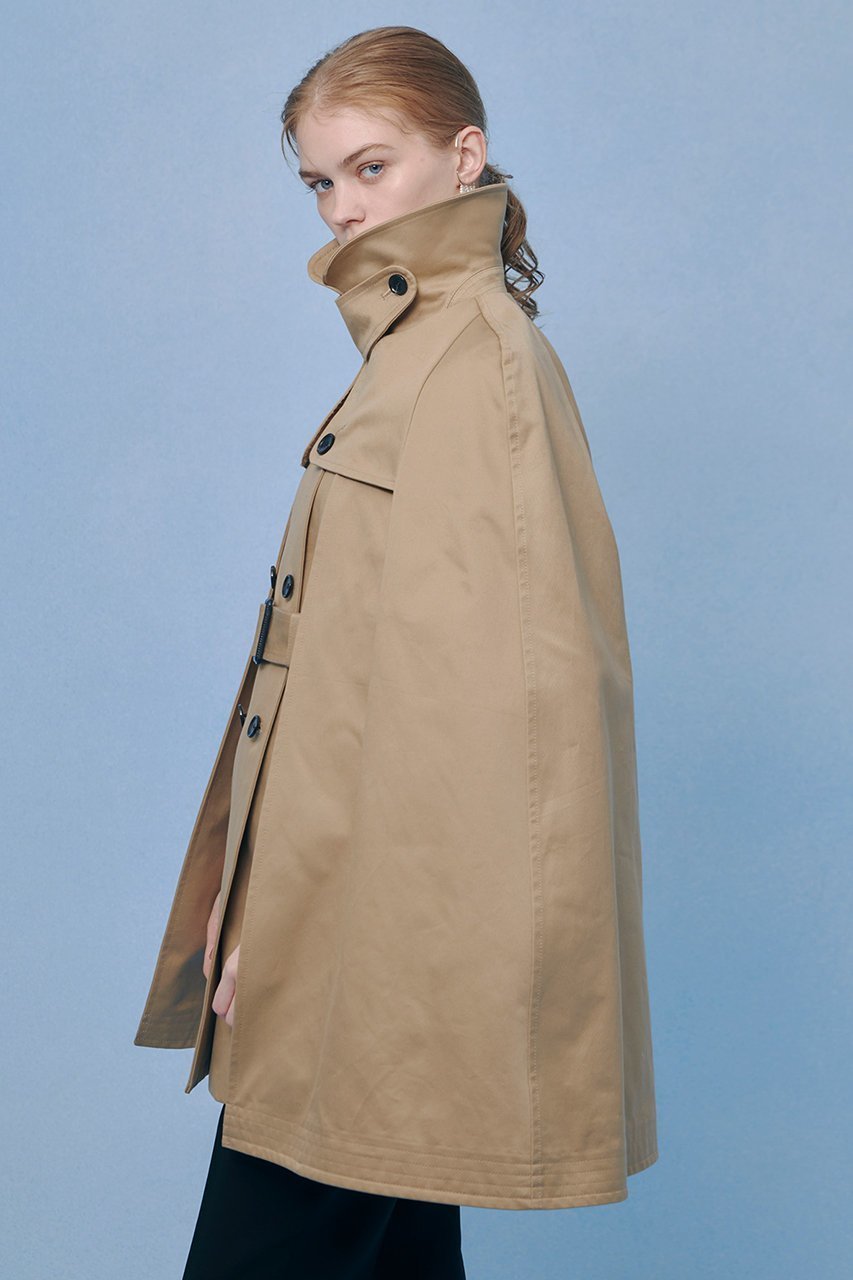 【アルアバイル/allureville】の【LOULOU WILLOUGHBY】トレンチケープコート 人気、トレンドファッション・服の通販 founy(ファニー) 　ファッション　Fashion　レディースファッション　Fashion for Women　アウター　Coat / Outerwear Collection　コート・ロングコート・ピーコート　Long Coats, Peacoats & More　おすすめ　Recommended / Our Picks　ショート　Short, Short Length　セットアップ　Set-Up, Coordinated Outfit　トレンチ　Trench, Trench Coat　ワーク　Workwear, Utility Style　人気　Popular, Best Seller　A/W・秋冬　Autumn/Winter　other-6|ID: prp329100004881779 ipo3291000000036437855