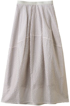 【デパリエ/DEPAREILLE】 テープカットジャカードスカート人気、トレンドファッション・服の通販 founy(ファニー) ファッション Fashion レディースファッション Fashion for Women スカート Skirts ロングスカート Long Skirts / Maxi & Midi Skirts シアー Sheer, See-Through シンプル Simple, Minimal フレア Flare, Flared ロング Long, Long-Length |ID:prp329100004881829