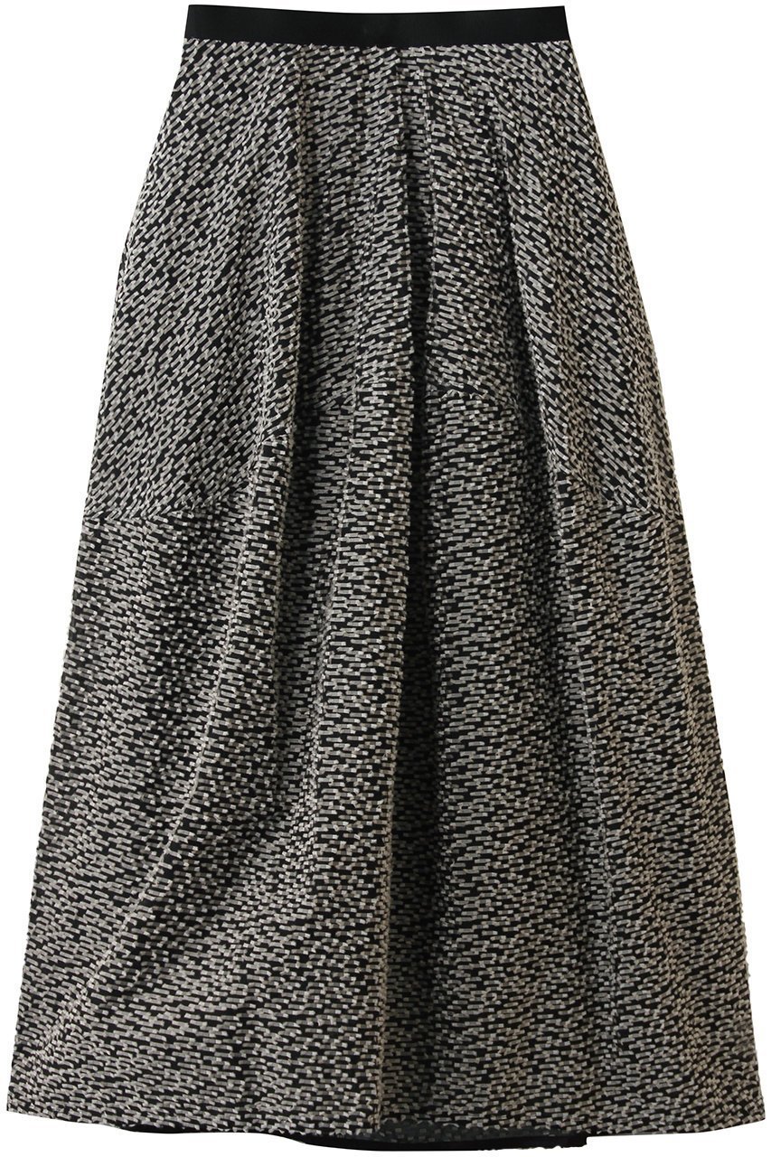 【デパリエ/DEPAREILLE】のテープカットジャカードスカート インテリア・キッズ・メンズ・レディースファッション・服の通販 founy(ファニー) ファッション Fashion レディースファッション Fashion for Women スカート Skirts ロングスカート Long Skirts / Maxi & Midi Skirts シアー Sheer, See-Through シンプル Simple, Minimal フレア Flare, Flared ロング Long, Long-Length ブラック|ID: prp329100004881829 ipo3291000000036438261