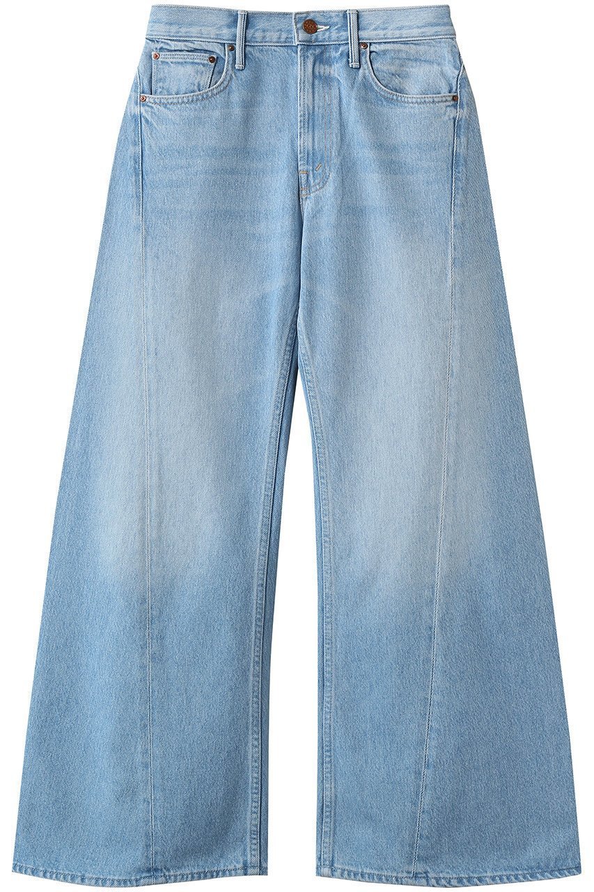 【マザー/MOTHER】の【LIL】 LEMON TWIST SNEAK パネルワイドデニム (MUH) インテリア・キッズ・メンズ・レディースファッション・服の通販 founy(ファニー) 　ファッション　Fashion　レディースファッション　Fashion for Women　パンツ　Pants & Trousers　デニムパンツ・ジーンズ・美脚デニム　Denim Jeans & Pants　おすすめ　Recommended / Our Picks　コンパクト　Compact, Small Size　デニム　Denim, Jeans Material　バランス　Balance, Style Balance　再入荷　Restock / Back in Stock　ライトブルー|ID: prp329100004881839 ipo3291000000036438349