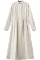 【エブール/ebure】のフラワービスジャカード バンドカラーワンピース 人気、トレンドファッション・服の通販 founy(ファニー) ファッション Fashion レディースファッション Fashion for Women ワンピース Dresses チュニック Tunic Tops & Dresses おすすめ Recommended / Our Picks なめらか Smooth, Silky Texture カフス Cuff Design ジャカード/ジャガード Jacquard, Woven Pattern チュニック Tunic, Long Top ドレープ Drape, Draping Fabric フォルム Silhouette, Form |ID:prp329100004881844