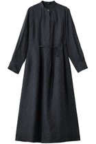 【エブール/ebure】のフラワービスジャカード バンドカラーワンピース 人気、トレンドファッション・服の通販 founy(ファニー) ファッション Fashion レディースファッション Fashion for Women ワンピース Dresses チュニック Tunic Tops & Dresses おすすめ Recommended / Our Picks なめらか Smooth, Silky Texture カフス Cuff Design ジャカード／ジャガード Jacquard, Woven Pattern チュニック Tunic, Long Top ドレープ Drape, Draping Fabric フォルム Silhouette, Form thumbnail グレー|ID: prp329100004881844 ipo3291000000036438410