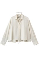 【エブール/ebure】のフラワービスジャカード フレアブラウス 人気、トレンドファッション・服の通販 founy(ファニー) ファッション Fashion レディースファッション Fashion for Women トップス・カットソー Cut & Sew Tops シャツ・ブラウス・オフィスカジュアル Elegant Blouses & Button-Ups おすすめ Recommended / Our Picks なめらか Smooth, Silky Texture ショート Short, Short Length ジャカード/ジャガード Jacquard, Woven Pattern スリーブ Sleeve, Long Sleeve / Short Sleeve デニム Denim, Jeans Material ドレープ Drape, Draping Fabric バランス Balance, Style Balance フレア Flare, Flared ボトム Bottoms, Lower Wear ロング Long, Long-Length |ID:prp329100004881845