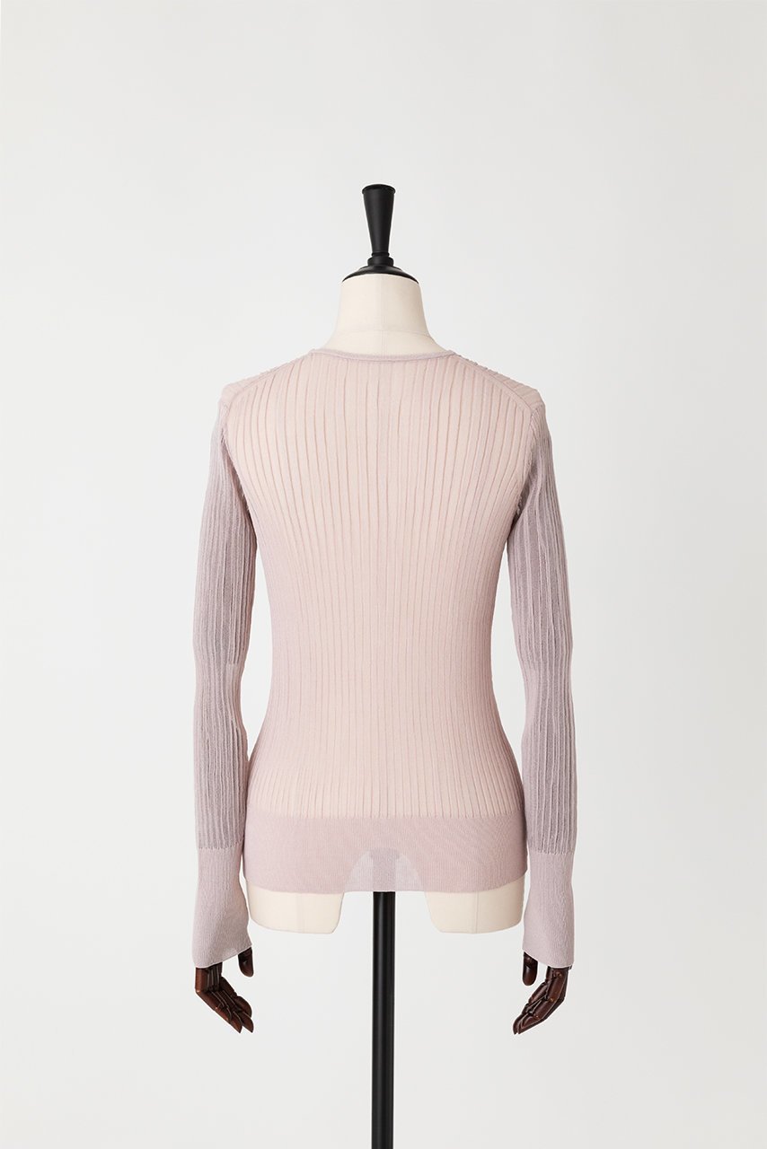 【オーヴィル/EAUVIRE】のシアーリブニット 人気、トレンドファッション・服の通販 founy(ファニー) ファッション Fashion レディースファッション Fashion for Women トップス・カットソー Cut & Sew Tops ニット Knit Tops & Sweaters カジュアルプルオーバー・ニットトップス Pullovers & Knit Tops / Casual Pullovers おすすめ Recommended / Our Picks キャミソール Camisole, Spaghetti Strap Top other-3|ID: prp329100004881846 ipo3291000000036438455