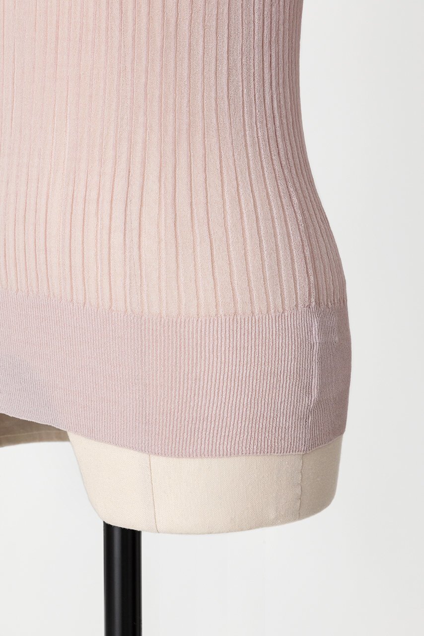 【オーヴィル/EAUVIRE】のシアーリブニット 人気、トレンドファッション・服の通販 founy(ファニー) ファッション Fashion レディースファッション Fashion for Women トップス・カットソー Cut & Sew Tops ニット Knit Tops & Sweaters カジュアルプルオーバー・ニットトップス Pullovers & Knit Tops / Casual Pullovers おすすめ Recommended / Our Picks キャミソール Camisole, Spaghetti Strap Top other-6|ID: prp329100004881846 ipo3291000000036438461