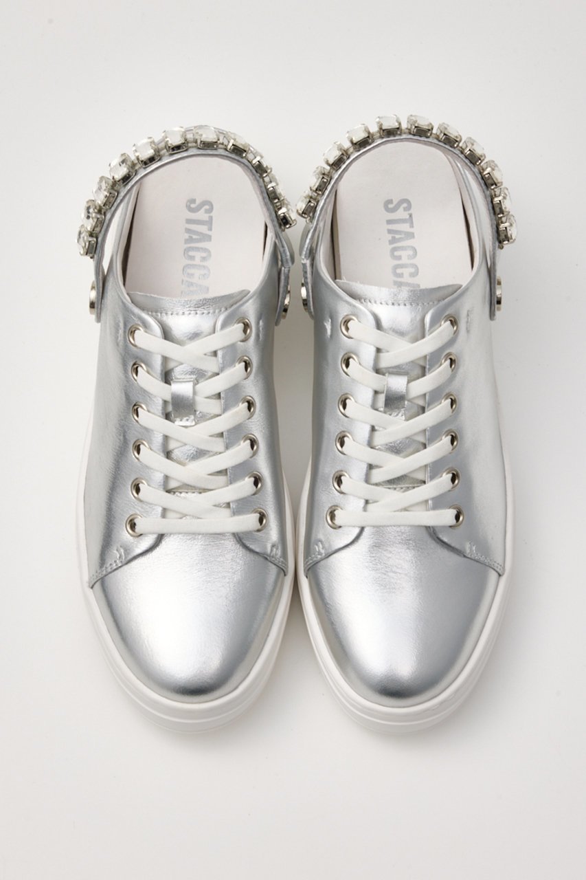 【スタッカート/STACCATO】の2WAYビジューベルトスニーカーサンダル 人気、トレンドファッション・服の通販 founy(ファニー) 　ファッション　Fashion　レディースファッション　Fashion for Women　ベルト&ウエストマーク　Belts & Waist Accessories　サンダル　Sandals, Summer Shoes　ストーン　Stone, Gem-Like　スニーカー　Sneakers, Trainers　エレガント 上品　Elegant　人気　Popular, Best Seller　other-2|ID: prp329100004881916 ipo3291000000036439074