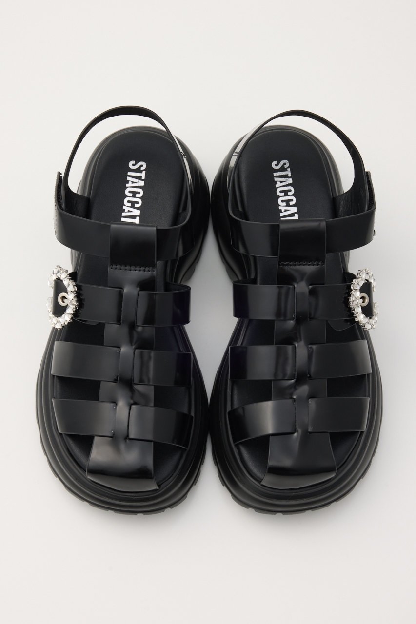 【スタッカート/STACCATO】のムーングルカライトサンダル 人気、トレンドファッション・服の通販 founy(ファニー) 　ファッション　Fashion　レディースファッション　Fashion for Women　ガラス　Glass, Glassware　サンダル　Sandals, Summer Shoes　ストーン　Stone, Gem-Like　スニーカー　Sneakers, Trainers　ソックス　Socks, Hosiery　バランス　Balance, Style Balance　エレガント 上品　Elegant　厚底　Platform Shoes　軽量　Lightweight, Ultra Light　other-2|ID: prp329100004881918 ipo3291000000036439098