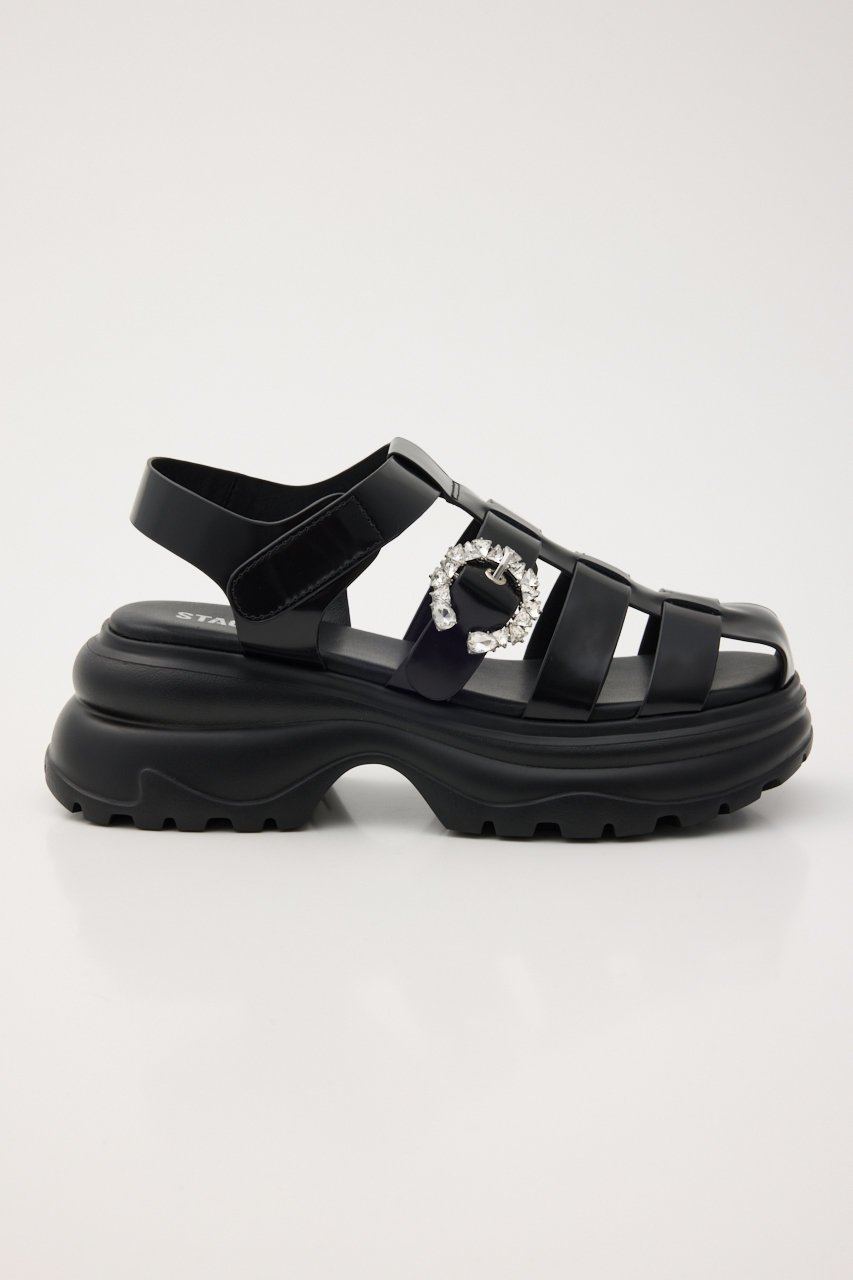 【スタッカート/STACCATO】のムーングルカライトサンダル 人気、トレンドファッション・服の通販 founy(ファニー) 　ファッション　Fashion　レディースファッション　Fashion for Women　ガラス　Glass, Glassware　サンダル　Sandals, Summer Shoes　ストーン　Stone, Gem-Like　スニーカー　Sneakers, Trainers　ソックス　Socks, Hosiery　バランス　Balance, Style Balance　エレガント 上品　Elegant　厚底　Platform Shoes　軽量　Lightweight, Ultra Light　other-3|ID: prp329100004881918 ipo3291000000036439100