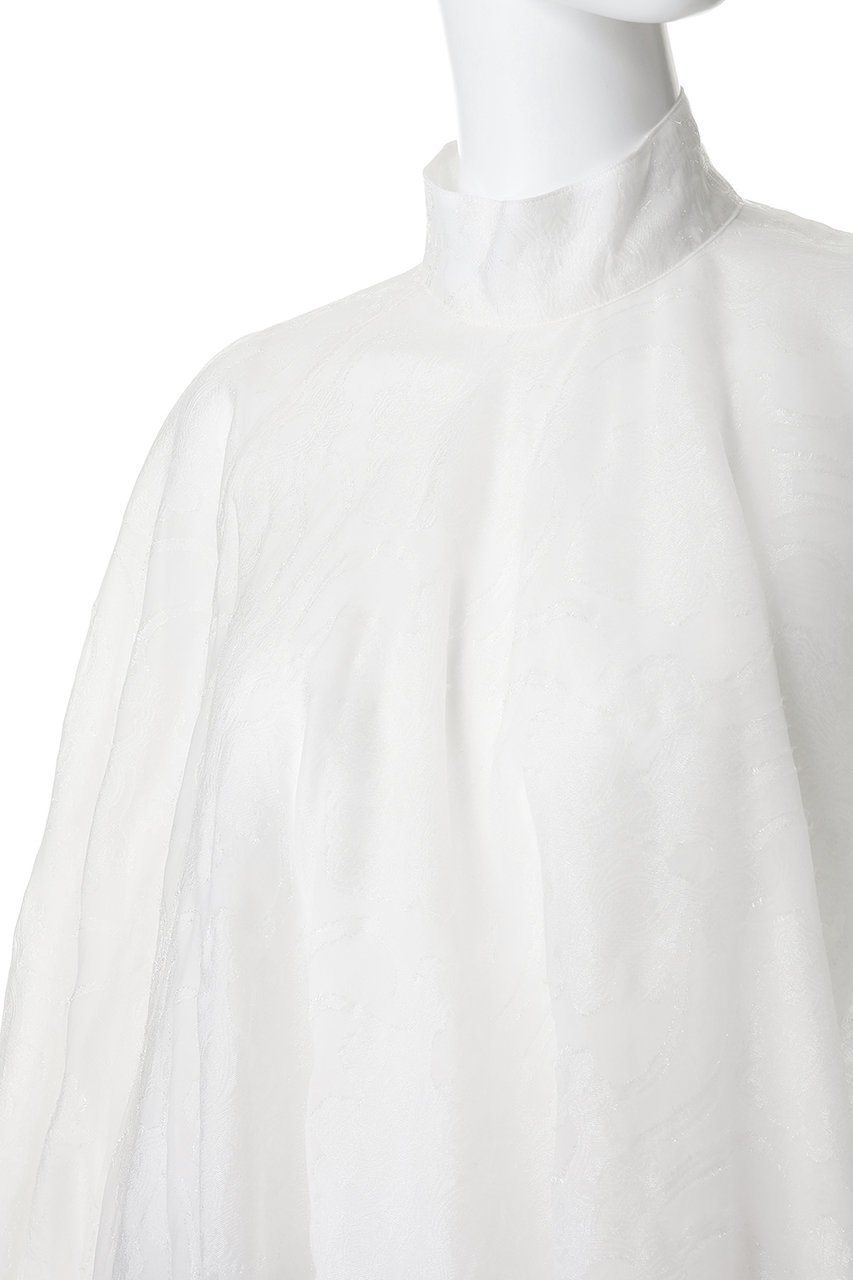 【カナコ サカイ/KANAKO SAKAI】のシアー ジャカード レイヤード ケープ 人気、トレンドファッション・服の通販 founy(ファニー) ファッション Fashion レディースファッション Fashion for Women トップス・カットソー Cut & Sew Tops シャツ・ブラウス・オフィスカジュアル Elegant Blouses & Button-Ups シアー Sheer, See-Through シンプル Simple, Minimal ジャカード/ジャガード Jacquard, Woven Pattern スリーブ Sleeve, Long Sleeve / Short Sleeve タンク Tank Top, Sleeveless Top ドレス Dress, One-Piece ロング Long, Long-Length other-5|ID: prp329100004881944 ipo3291000000036439294