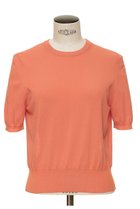 【オブリオ/AUBRIOT】のアイスファインコットンショートスリーブセーター オレンジ|ID: prp329100004881961 ipo3291000000036621141