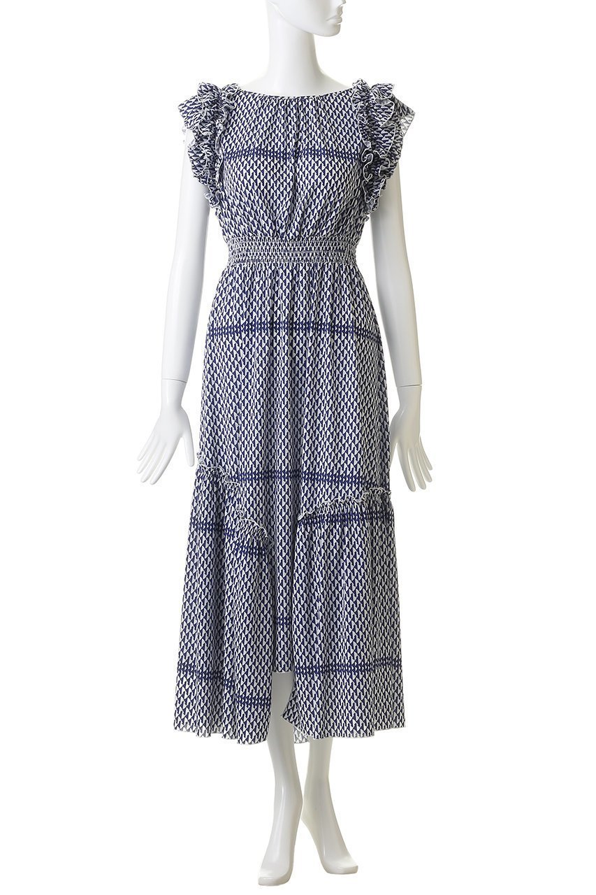 【コルコバード/CORCOVADO】のジャージーラッフルショルダードレス 人気、トレンドファッション・服の通販 founy(ファニー) ファッション Fashion レディースファッション Fashion for Women ワンピース Dresses フォーマル・パーティードレス・結婚式用ドレス Elegant & Casual Dresses チュニック Tunic Tops & Dresses おすすめ Recommended / Our Picks アシンメトリー Asymmetrical Style イレギュラー Irregular Design チュニック Tunic, Long Top パーティ Party, Party Style フィット Fit, Slim Fit フェミニン Feminine, Girly フレア Flare, Flared プリント Print, Printed Pattern リゾート Resort, Vacation Style 夏 Summer 春 Spring S/S・春夏 SS, Spring/Summer, Warm Season other-2|ID: prp329100004881980 ipo3291000000036439565