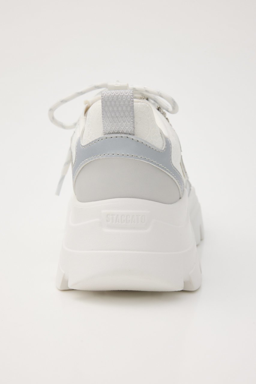 【スタッカート/STACCATO】のドルチェチャームレースコンビムスニーカー 人気、トレンドファッション・服の通販 founy(ファニー) 　ファッション　Fashion　レディースファッション　Fashion for Women　エレガント 上品　Elegant　コンビ　Combo, Combination Style　スニーカー　Sneakers, Trainers　スポーティ　Sporty, Casual Athletic　スリッポン　Slip-On, Loafer　チャーム　Charm, Pendant　ツイスト　Tweed, Tweed Fabric　モチーフ　Motif, Design Theme　リボン　Ribbon, Bow　レース　Lace, Lace Fabric　人気　Popular, Best Seller　定番　Standard, Basic Item　other-4|ID: prp329100004881990 ipo3291000000036439668