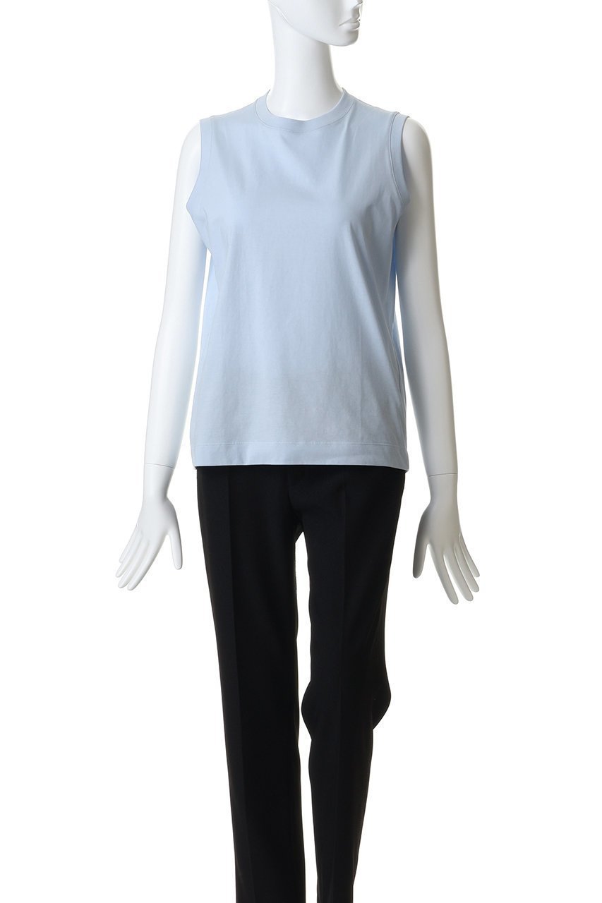 【スローン/SLOANE】の72/2コットン天竺 ノースリーブ 人気、トレンドファッション・服の通販 founy(ファニー) 　ファッション　Fashion　レディースファッション　Fashion for Women　トップス・カットソー　Cut & Sew Tops　キャミソール&ノースリーブ　Camisoles & Sleeveless Tops　シャツ・ブラウス・オフィスカジュアル　Elegant Blouses & Button-Ups　ロングTシャツ・Tシャツ　Longline T-Shirts & Tees　カットソー・ベーシックTシャツ　Cut-and-Sewn Tops / Stretch Tees & Basics　なめらか　Smooth, Silky Texture　キャミソール　Camisole, Spaghetti Strap Top　タンク　Tank Top, Sleeveless Top　ノースリーブ　Sleeveless, No-Sleeve　バランス　Balance, Style Balance　other-2|ID: prp329100004881998 ipo3291000000036439726