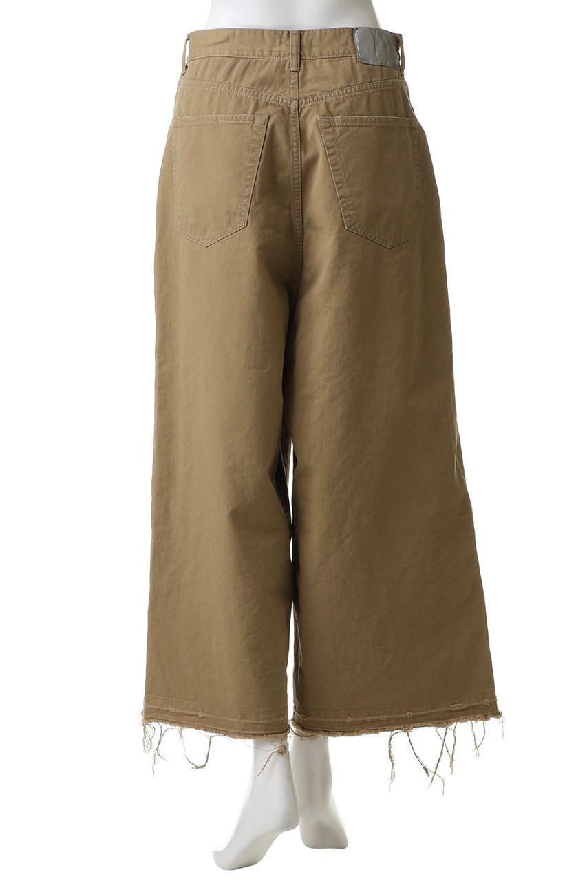 【ウーア/Uhr】のワイド ルーズ チノ パンツ 人気、トレンドファッション・服の通販 founy(ファニー) 　ファッション　Fashion　レディースファッション　Fashion for Women　パンツ　Pants & Trousers　ダメージ　Distressed, Destroyed　ルーズ　Loose, Oversized　ワイド　Wide, Wide Fit　other-4|ID: prp329100004882004 ipo3291000000036439779