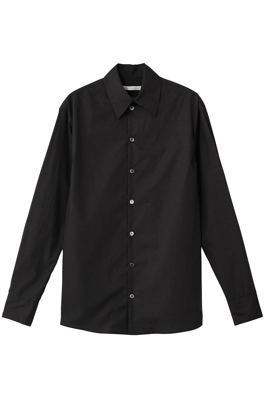 【カナコ サカイ/KANAKO SAKAI】のレースバック パネル シャツ インテリア・キッズ・メンズ・レディースファッション・服の通販 founy(ファニー) 　ファッション　Fashion　レディースファッション　Fashion for Women　トップス・カットソー　Cut & Sew Tops　シャツ・ブラウス・オフィスカジュアル　Elegant Blouses & Button-Ups　バッグ　Bags　スリーブ　Sleeve, Long Sleeve / Short Sleeve　フロント　Front, Front Design　マニッシュ　Mannish, Boyish　レース　Lace, Lace Fabric　ロング　Long, Long-Length　エレガント 上品　Elegant　ブラック|ID: prp329100004882010 ipo3291000000036439838