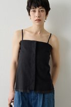 【ウィムガゼット/Whim Gazette】の【THE PAUSE】キャミブラウス 人気、トレンドファッション・服の通販 founy(ファニー) ファッション Fashion レディースファッション Fashion for Women トップス・カットソー Cut & Sew Tops キャミソール&ノースリーブ Camisoles & Sleeveless Tops シャツ・ブラウス・オフィスカジュアル Elegant Blouses & Button-Ups おすすめ Recommended / Our Picks インナー Innerwear カットソー Cut and Sewn Top キャミソール Camisole, Spaghetti Strap Top スタイリッシュ Stylish, Fashionable ストライプ Stripe, Striped Pattern ノースリーブ Sleeveless, No-Sleeve リネン Linen, Linen Fabric thumbnail ブラック|ID: prp329100004882016 ipo3291000000036439874