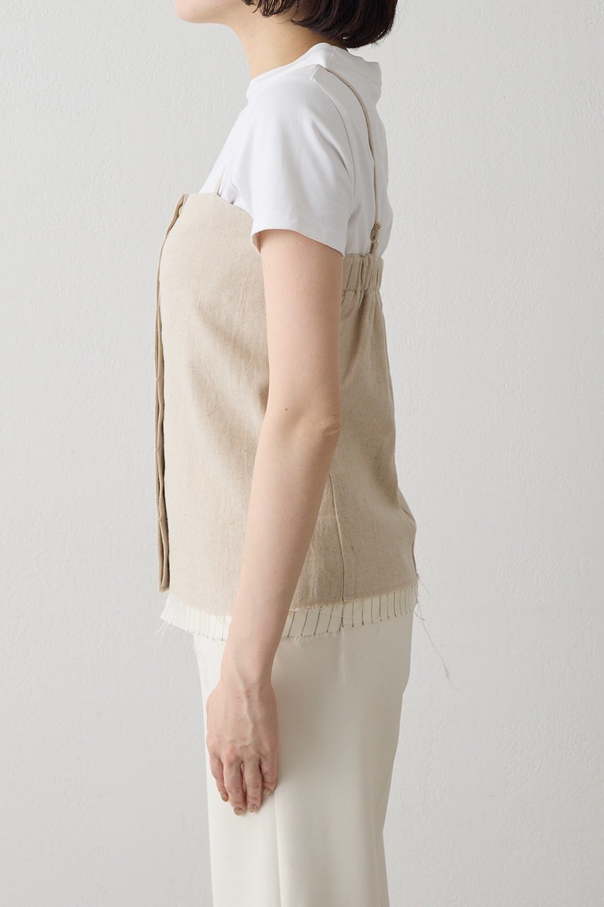 【ウィムガゼット/Whim Gazette】の【THE PAUSE】キャミブラウス 人気、トレンドファッション・服の通販 founy(ファニー) ファッション Fashion レディースファッション Fashion for Women トップス・カットソー Cut & Sew Tops キャミソール&ノースリーブ Camisoles & Sleeveless Tops シャツ・ブラウス・オフィスカジュアル Elegant Blouses & Button-Ups おすすめ Recommended / Our Picks インナー Innerwear カットソー Cut and Sewn Top キャミソール Camisole, Spaghetti Strap Top スタイリッシュ Stylish, Fashionable ストライプ Stripe, Striped Pattern ノースリーブ Sleeveless, No-Sleeve リネン Linen, Linen Fabric other-6|ID: prp329100004882016 ipo3291000000036439886