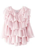 【アユーシ/AAYUSHI】のレイヤードラッフルブラウス 人気、トレンドファッション・服の通販 founy(ファニー) ファッション Fashion レディースファッション Fashion for Women トップス・カットソー Cut & Sew Tops キャミソール&ノースリーブ Camisoles & Sleeveless Tops シャツ・ブラウス・オフィスカジュアル Elegant Blouses & Button-Ups インド Indian Textile コンパクト Compact, Small Size デニム Denim, Jeans Material ドレス Dress, One-Piece ノースリーブ Sleeveless, No-Sleeve バランス Balance, Style Balance フロント Front, Front Design ラッフル Ruffle, Frill 再入荷 Restock / Back in Stock thumbnail ピンク|ID: prp329100004882166 ipo3291000000036441210