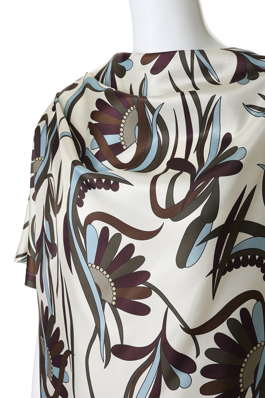 【エムフィル/M Fil】のテールプリント ドレープブラウス 人気、トレンドファッション・服の通販 founy(ファニー) ファッション Fashion レディースファッション Fashion for Women トップス・カットソー Cut & Sew Tops シャツ・ブラウス・オフィスカジュアル Elegant Blouses & Button-Ups アシンメトリー Asymmetrical Style ショート Short, Short Length スリーブ Sleeve, Long Sleeve / Short Sleeve プリント Print, Printed Pattern 新作・新入荷 New Arrivals / New In other-5|ID: prp329100004882205 ipo3291000000036441531