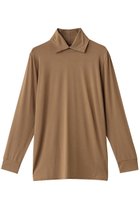 【ミズイロ インド/mizuiro ind】のシャツカラーハイネックプルオーバー 人気、トレンドファッション・服の通販 founy(ファニー) ファッション Fashion レディースファッション Fashion for Women トップス・カットソー Cut & Sew Tops シャツ・ブラウス・オフィスカジュアル Elegant Blouses & Button-Ups カジュアルプルオーバー・ニットトップス Pullovers & Knit Tops / Casual Pullovers インナー Innerwear ショート Short, Short Length シンプル Simple, Minimal スリット Slit, Slit Detail スリーブ Sleeve, Long Sleeve / Short Sleeve タートルネック Turtleneck, High Neck フロント Front, Front Design thumbnail orange|ID: prp329100004882215 ipo3291000000036441583