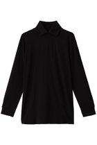 【ミズイロ インド/mizuiro ind】のシャツカラーハイネックプルオーバー 人気、トレンドファッション・服の通販 founy(ファニー) ファッション Fashion レディースファッション Fashion for Women トップス・カットソー Cut & Sew Tops シャツ・ブラウス・オフィスカジュアル Elegant Blouses & Button-Ups カジュアルプルオーバー・ニットトップス Pullovers & Knit Tops / Casual Pullovers インナー Innerwear ショート Short, Short Length シンプル Simple, Minimal スリット Slit, Slit Detail スリーブ Sleeve, Long Sleeve / Short Sleeve タートルネック Turtleneck, High Neck フロント Front, Front Design thumbnail black|ID: prp329100004882215 ipo3291000000036441590