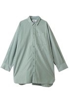 【エンフォルド/ENFOLD】のTUCK BIG SHIRT/シャツ 人気、トレンドファッション・服の通販 founy(ファニー) ファッション Fashion レディースファッション Fashion for Women トップス・カットソー Cut & Sew Tops シャツ・ブラウス・オフィスカジュアル Elegant Blouses & Button-Ups おすすめ Recommended / Our Picks アシンメトリー Asymmetrical Style ショート Short, Short Length スリーブ Sleeve, Long Sleeve / Short Sleeve ランダム Random, Irregular ロング Long, Long-Length thumbnail グリーン|ID: prp329100004882253 ipo3291000000036441923