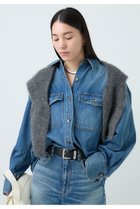 【カオス/Chaos】の【WHY NOT NOW】リバーランチデニムシャツ 人気、トレンドファッション・服の通販 founy(ファニー) ファッション Fashion レディースファッション Fashion for Women トップス・カットソー Cut & Sew Tops シャツ・ブラウス・オフィスカジュアル Elegant Blouses & Button-Ups ストレート Straight, Straight Cut スリーブ Sleeve, Long Sleeve / Short Sleeve デニム Denim, Jeans Material ロング Long, Long-Length ワーク Workwear, Utility Style 羽織 Haori, Light Jacket thumbnail ブルー|ID: prp329100004882261 ipo3291000000036441985