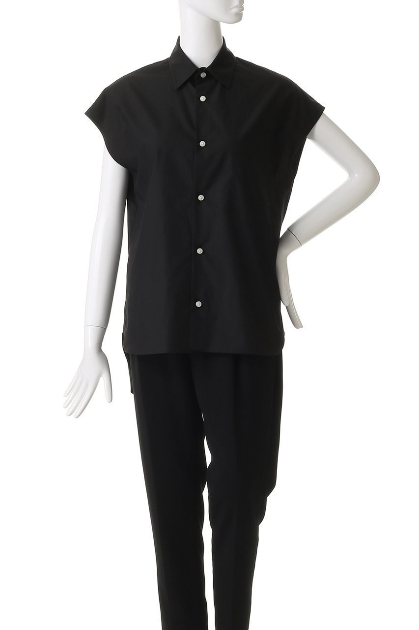 【マディソンブルー/MADISONBLUE】のJ.BRADLEY SLEEVELESS SHIRT J.ブラッドリー スリーブレスシャツ 人気、トレンドファッション・服の通販 founy(ファニー) 　ファッション　Fashion　レディースファッション　Fashion for Women　トップス・カットソー　Cut & Sew Tops　キャミソール&ノースリーブ　Camisoles & Sleeveless Tops　シャツ・ブラウス・オフィスカジュアル　Elegant Blouses & Button-Ups　ショルダー　Shoulder, Shoulder Strap　スリーブ　Sleeve, Long Sleeve / Short Sleeve　タイプライター　Typewriter Fabric, Crisp Cotton　ドレス　Dress, One-Piece　ドロップ　Drop Shoulder, Dropped Style　ノースリーブ　Sleeveless, No-Sleeve　フレンチ　French, French Style　定番　Standard, Basic Item　other-2|ID: prp329100004882265 ipo3291000000036442011