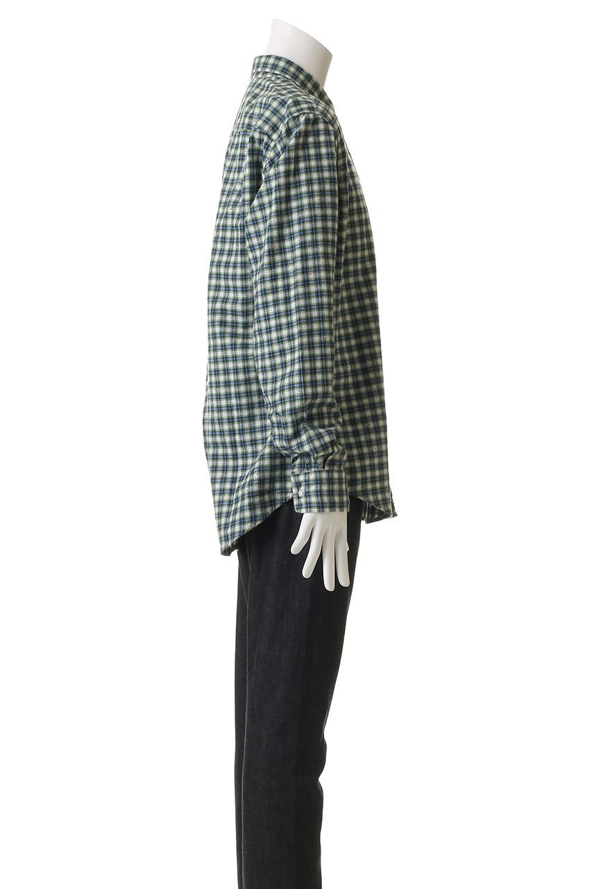 【フランク&アイリーン/Frank&Eileen / MEN】の【MEN】FINBAR イタリアンコットン ミニチェック シャツ 人気、トレンドファッション・服の通販 founy(ファニー) 　ファッション　Fashion　メンズファッション　Fashion for Men　クラシカル　Classical, Vintage-Inspired　スリーブ　Sleeve, Long Sleeve / Short Sleeve　チェック　Check, Plaid, Tartan　ボトム　Bottoms, Lower Wear　ロング　Long, Long-Length　other-3|ID: prp329100004882271 ipo3291000000036442071