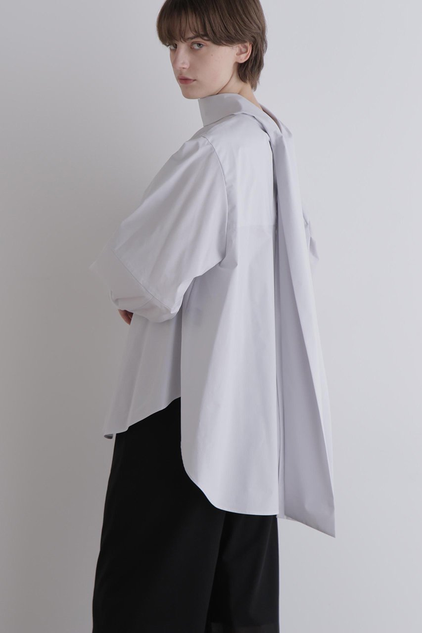 【ル フィル/LE PHIL】のSOLOTEXブロードボウタイブラウス 人気、トレンドファッション・服の通販 founy(ファニー) 　ファッション　Fashion　レディースファッション　Fashion for Women　トップス・カットソー　Cut & Sew Tops　シャツ・ブラウス・オフィスカジュアル　Elegant Blouses & Button-Ups　エレガント 上品　Elegant　シンプル　Simple, Minimal　スラックス　Slacks, Dress Pants　スリーブ　Sleeve, Long Sleeve / Short Sleeve　デニム　Denim, Jeans Material　ビッグ　Big, Oversized　フェミニン　Feminine, Girly　フォルム　Silhouette, Form　ロング　Long, Long-Length　人気　Popular, Best Seller　定番　Standard, Basic Item　other-2|ID: prp329100004882286 ipo3291000000036442217