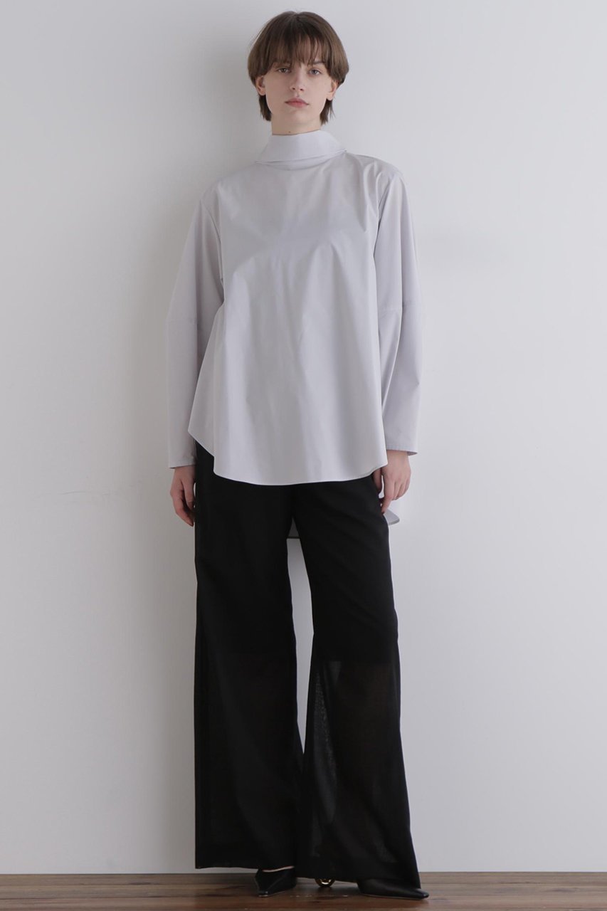 【ル フィル/LE PHIL】のSOLOTEXブロードボウタイブラウス 人気、トレンドファッション・服の通販 founy(ファニー) 　ファッション　Fashion　レディースファッション　Fashion for Women　トップス・カットソー　Cut & Sew Tops　シャツ・ブラウス・オフィスカジュアル　Elegant Blouses & Button-Ups　エレガント 上品　Elegant　シンプル　Simple, Minimal　スラックス　Slacks, Dress Pants　スリーブ　Sleeve, Long Sleeve / Short Sleeve　デニム　Denim, Jeans Material　ビッグ　Big, Oversized　フェミニン　Feminine, Girly　フォルム　Silhouette, Form　ロング　Long, Long-Length　人気　Popular, Best Seller　定番　Standard, Basic Item　other-3|ID: prp329100004882286 ipo3291000000036442219