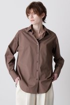 【ヒューエルミュージアム/hueLe Museum】の【hLM】TCタイプライターブラウス 人気、トレンドファッション・服の通販 founy(ファニー) ファッション Fashion レディースファッション Fashion for Women トップス・カットソー Cut & Sew Tops シャツ・ブラウス・オフィスカジュアル Elegant Blouses & Button-Ups カフス Cuff Design ジャケット Jacket, Outerwear スリーブ Sleeve, Long Sleeve / Short Sleeve タイプライター Typewriter Fabric, Crisp Cotton フィット Fit, Slim Fit ベーシック Basic, Essential ミドル Middle Length, Mid Height ロング Long, Long-Length thumbnail ブラウン|ID: prp329100004882290 ipo3291000000036442256