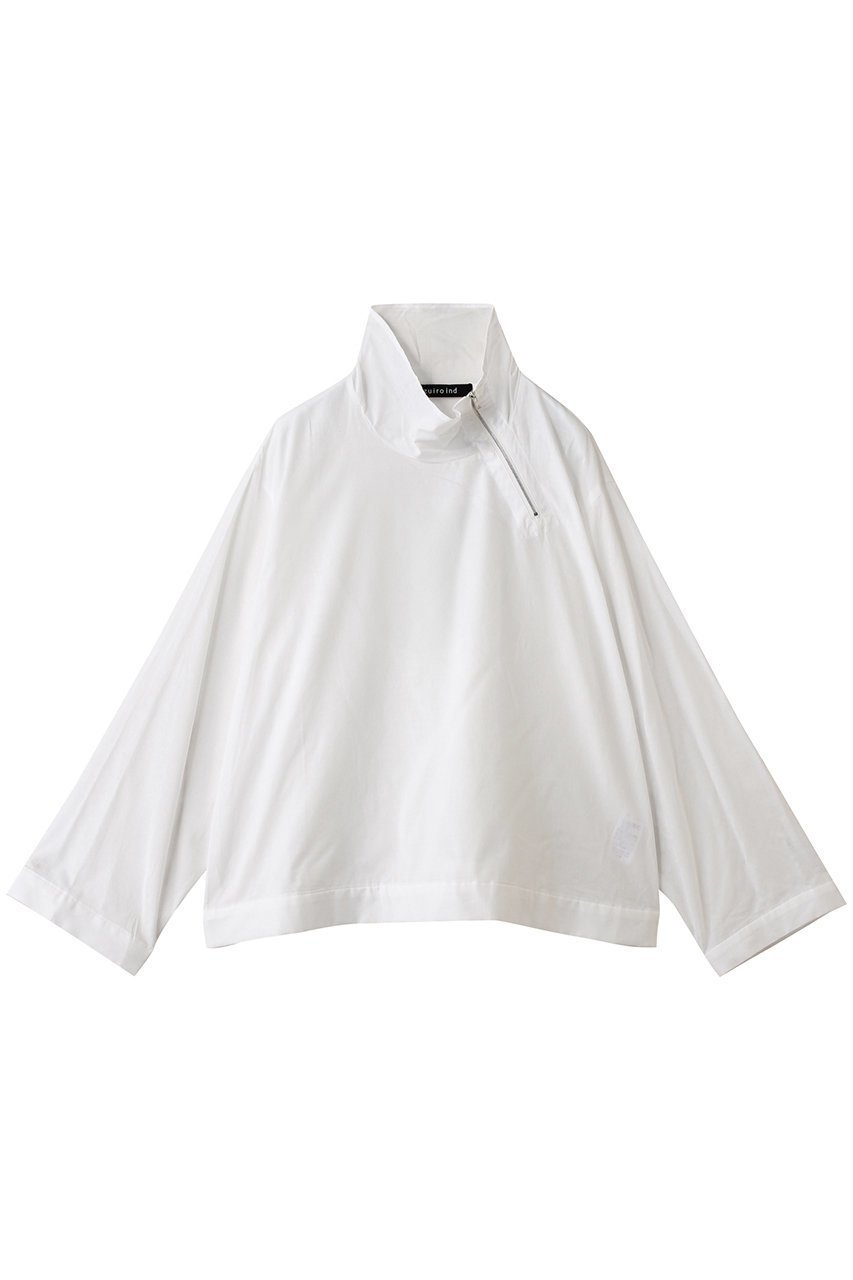 【ミズイロ インド/mizuiro ind】のジップハイネックカラープルオーバー 人気、トレンドファッション・服の通販 founy(ファニー) 　ファッション　Fashion　レディースファッション　Fashion for Women　トップス・カットソー　Cut & Sew Tops　シャツ・ブラウス・オフィスカジュアル　Elegant Blouses & Button-Ups　カジュアルプルオーバー・ニットトップス　Pullovers & Knit Tops / Casual Pullovers　アシンメトリー　Asymmetrical Style　シンプル　Simple, Minimal　ジップ　Zip, Zipper　スリーブ　Sleeve, Long Sleeve / Short Sleeve　ハイネック　High Neck, Mock Neck　ミックス　Mix, Mixed Style　ロング　Long, Long-Length　 other-1|ID: prp329100004882296 ipo3291000000036442330