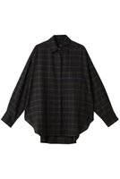 【フローレント/FLORENT】のウール ミックス チェック シャツ 人気、トレンドファッション・服の通販 founy(ファニー) ファッション Fashion レディースファッション Fashion for Women トップス・カットソー Cut & Sew Tops シャツ・ブラウス・オフィスカジュアル Elegant Blouses & Button-Ups スリーブ Sleeve, Long Sleeve / Short Sleeve チェック Check, Plaid, Tartan ミックス Mix, Mixed Style ロング Long, Long-Length |ID:prp329100004882304