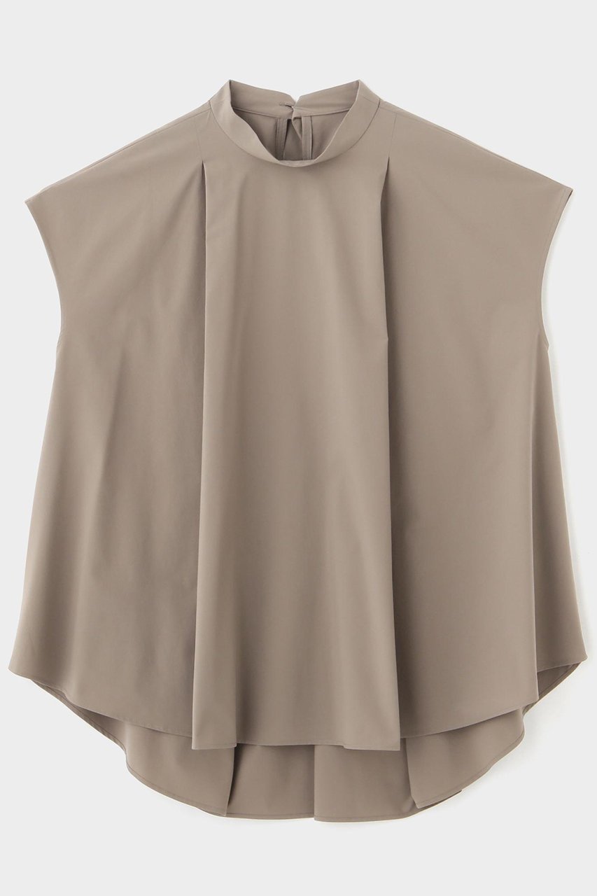 【ル フィル/LE PHIL】のSOLOTEXノースリーブブラウス インテリア・キッズ・メンズ・レディースファッション・服の通販 founy(ファニー) ファッション Fashion レディースファッション Fashion for Women トップス・カットソー Cut & Sew Tops キャミソール&ノースリーブ Camisoles & Sleeveless Tops シャツ・ブラウス・オフィスカジュアル Elegant Blouses & Button-Ups シンプル Simple, Minimal スタンド Stand Collar, Upright Stand ノースリーブ Sleeveless, No-Sleeve バランス Balance, Style Balance ロング Long, Long-Length ブラウン|ID: prp329100004882331 ipo3291000000036442633