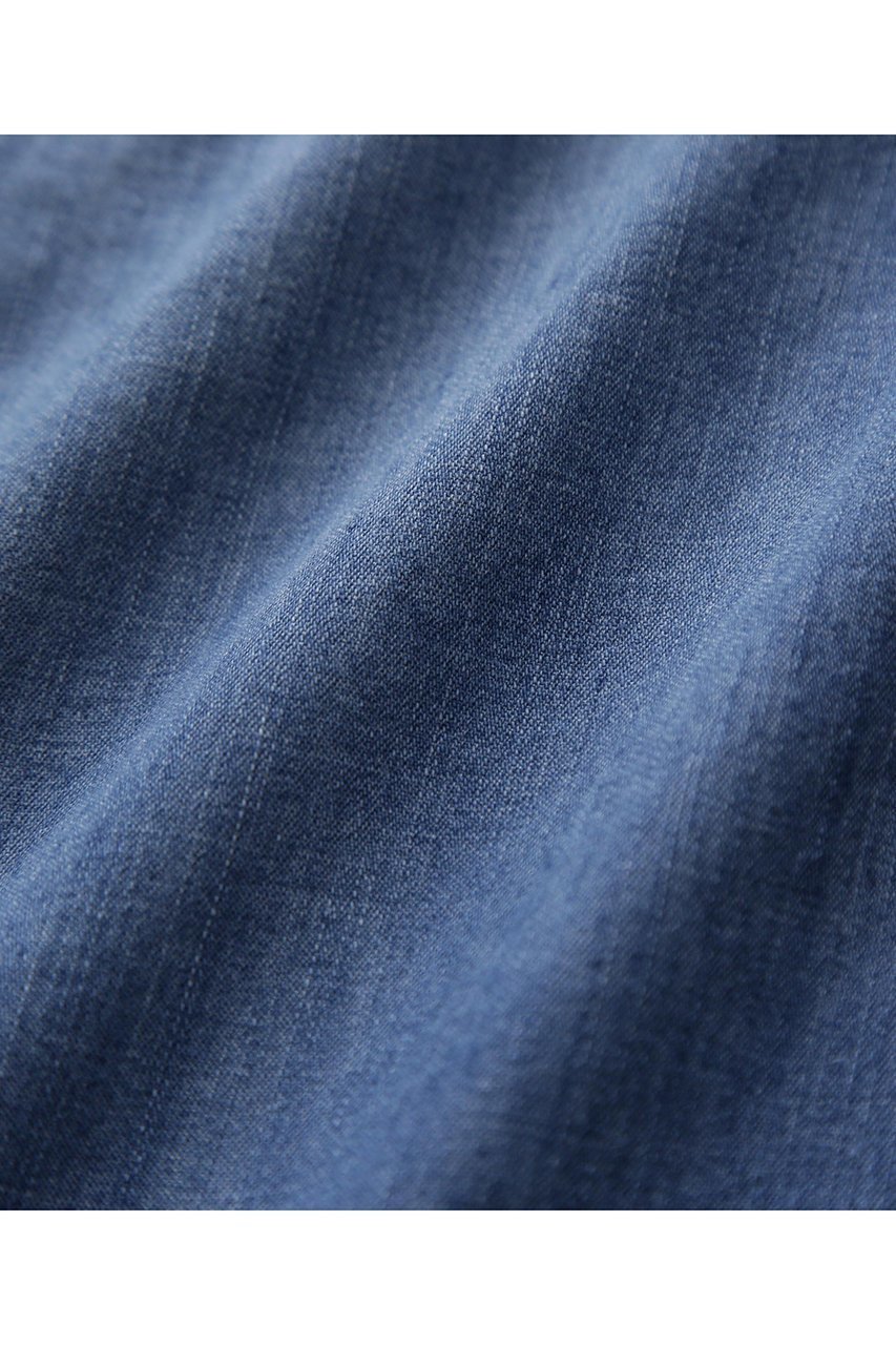 【ヒューエルミュージアム/hueLe Museum】の【hLM】デニムシャツ 人気、トレンドファッション・服の通販 founy(ファニー) ファッション Fashion レディースファッション Fashion for Women トップス・カットソー Cut & Sew Tops シャツ・ブラウス・オフィスカジュアル Elegant Blouses & Button-Ups インナー Innerwear クラシック Classic, Timeless Style スリーブ Sleeve, Long Sleeve / Short Sleeve デニム Denim, Jeans Material ロング Long, Long-Length エレガント 上品 Elegant other-7|ID: prp329100004882338 ipo3291000000036442715