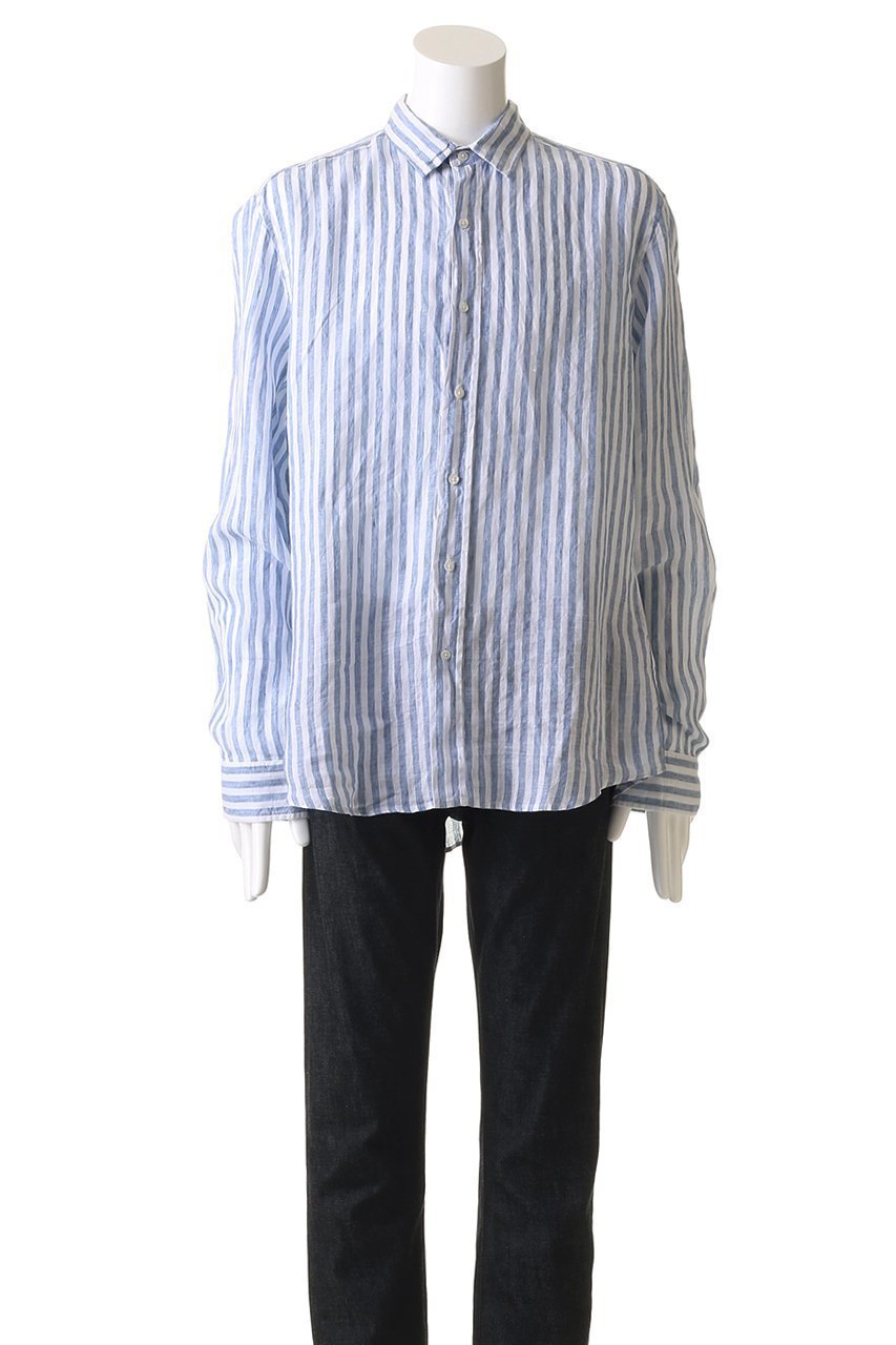 【フランク&アイリーン/Frank&Eileen / MEN】の【MEN】FINBAR イタリアンリネン ボールドストライプ シャツ 人気、トレンドファッション・服の通販 founy(ファニー) ファッション Fashion メンズファッション Fashion for Men シンプル Simple, Minimal ストライプ Stripe, Striped Pattern スリーブ Sleeve, Long Sleeve / Short Sleeve フレンチ French, French Style モダン Modern, Contemporary リネン Linen, Linen Fabric リラックス Relax, Relaxed Fit ロング Long, Long-Length other-2|ID: prp329100004882339 ipo3291000000036442721