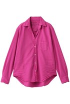 【フランク&アイリーン/Frank&Eileen】のEILEEN イタリアンフェイマスデニム カラーシャツ 人気、トレンドファッション・服の通販 founy(ファニー) ファッション Fashion レディースファッション Fashion for Women トップス・カットソー Cut & Sew Tops シャツ・ブラウス・オフィスカジュアル Elegant Blouses & Button-Ups スリーブ Sleeve, Long Sleeve / Short Sleeve リラックス Relax, Relaxed Fit ロング Long, Long-Length thumbnail ホットピンク|ID: prp329100004882345 ipo3291000000036442792