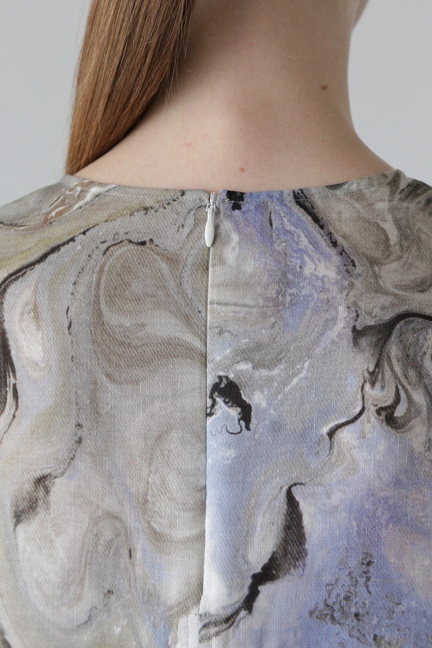 【アドーア/ADORE】のマーブルプリントブラウス 人気、トレンドファッション・服の通販 founy(ファニー) 　ファッション　Fashion　レディースファッション　Fashion for Women　トップス・カットソー　Cut & Sew Tops　シャツ・ブラウス・オフィスカジュアル　Elegant Blouses & Button-Ups　ショート　Short, Short Length　スリーブ　Sleeve, Long Sleeve / Short Sleeve　フロント　Front, Front Design　プリント　Print, Printed Pattern　ポケット　Pocket, Pocket Detail　マーブル　Marble, Marble Pattern　モチーフ　Motif, Design Theme　リラックス　Relax, Relaxed Fit　other-7|ID: prp329100004882356 ipo3291000000036442915