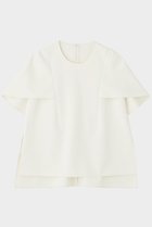 【ル フィル/LE PHIL】のライトダンボールケープブラウス 人気、トレンドファッション・服の通販 founy(ファニー) ファッション Fashion レディースファッション Fashion for Women トップス・カットソー Cut & Sew Tops シャツ・ブラウス・オフィスカジュアル Elegant Blouses & Button-Ups おすすめ Recommended / Our Picks コンパクト Compact, Small Size ショート Short, Short Length ストレッチ Stretch, Stretchy Fabric スリット Slit, Slit Detail スリーブ Sleeve, Long Sleeve / Short Sleeve thumbnail ホワイト|ID: prp329100004882360 ipo3291000000036442939