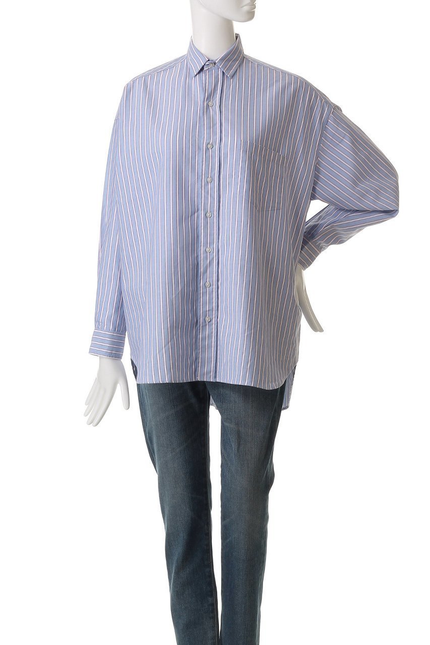 【フランク&アイリーン/Frank&Eileen】の【ETRE TOKYO×Frank&Eileen限定】SHIRLEY オックスフォードシャツ 人気、トレンドファッション・服の通販 founy(ファニー) 　ファッション　Fashion　レディースファッション　Fashion for Women　トップス・カットソー　Cut & Sew Tops　シャツ・ブラウス・オフィスカジュアル　Elegant Blouses & Button-Ups　ショルダー　Shoulder, Shoulder Strap　ストライプ　Stripe, Striped Pattern　スリーブ　Sleeve, Long Sleeve / Short Sleeve　ドロップ　Drop Shoulder, Dropped Style　バランス　Balance, Style Balance　ロング　Long, Long-Length　A/W・秋冬　Autumn/Winter　other-2|ID: prp329100004882365 ipo3291000000036442995