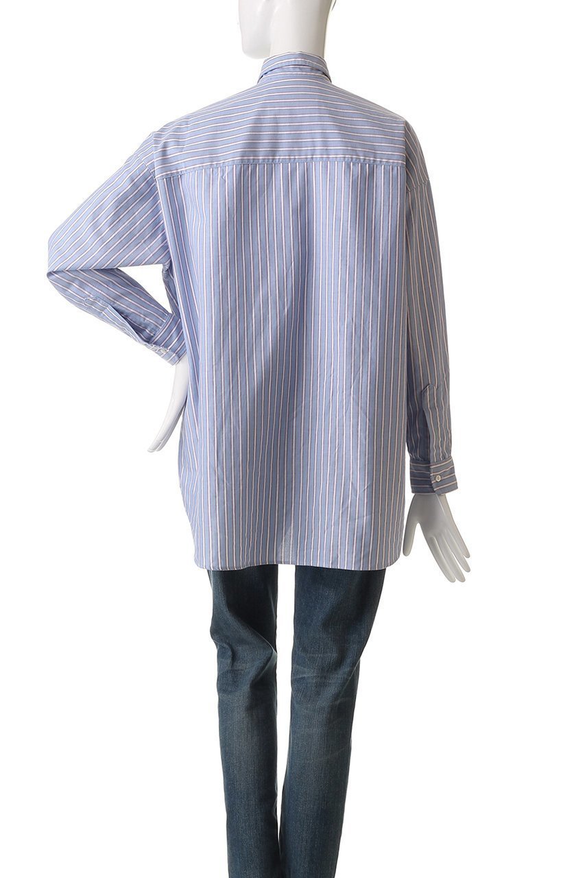 【フランク&アイリーン/Frank&Eileen】の【ETRE TOKYO×Frank&Eileen限定】SHIRLEY オックスフォードシャツ 人気、トレンドファッション・服の通販 founy(ファニー) 　ファッション　Fashion　レディースファッション　Fashion for Women　トップス・カットソー　Cut & Sew Tops　シャツ・ブラウス・オフィスカジュアル　Elegant Blouses & Button-Ups　ショルダー　Shoulder, Shoulder Strap　ストライプ　Stripe, Striped Pattern　スリーブ　Sleeve, Long Sleeve / Short Sleeve　ドロップ　Drop Shoulder, Dropped Style　バランス　Balance, Style Balance　ロング　Long, Long-Length　A/W・秋冬　Autumn/Winter　other-4|ID: prp329100004882365 ipo3291000000036442999