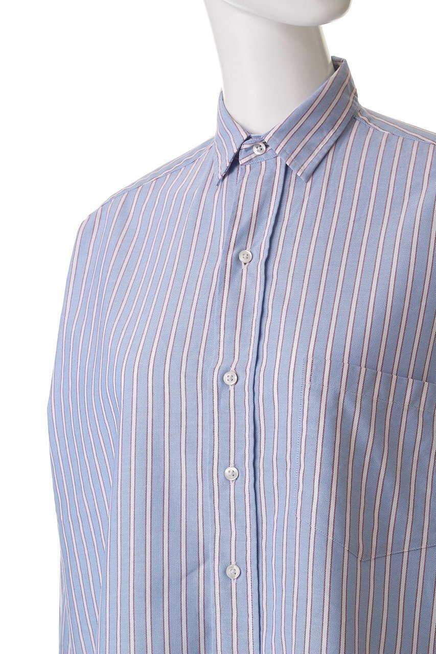 【フランク&アイリーン/Frank&Eileen】の【ETRE TOKYO×Frank&Eileen限定】SHIRLEY オックスフォードシャツ 人気、トレンドファッション・服の通販 founy(ファニー) 　ファッション　Fashion　レディースファッション　Fashion for Women　トップス・カットソー　Cut & Sew Tops　シャツ・ブラウス・オフィスカジュアル　Elegant Blouses & Button-Ups　ショルダー　Shoulder, Shoulder Strap　ストライプ　Stripe, Striped Pattern　スリーブ　Sleeve, Long Sleeve / Short Sleeve　ドロップ　Drop Shoulder, Dropped Style　バランス　Balance, Style Balance　ロング　Long, Long-Length　A/W・秋冬　Autumn/Winter　other-5|ID: prp329100004882365 ipo3291000000036443001