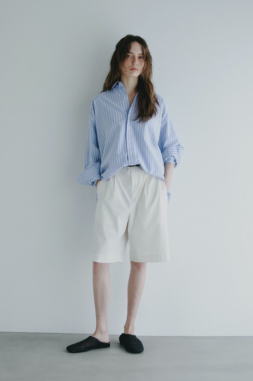 【フランク&アイリーン/Frank&Eileen】の【ETRE TOKYO×Frank&Eileen限定】SHIRLEY オックスフォードシャツ 人気、トレンドファッション・服の通販 founy(ファニー) 　ファッション　Fashion　レディースファッション　Fashion for Women　トップス・カットソー　Cut & Sew Tops　シャツ・ブラウス・オフィスカジュアル　Elegant Blouses & Button-Ups　ショルダー　Shoulder, Shoulder Strap　ストライプ　Stripe, Striped Pattern　スリーブ　Sleeve, Long Sleeve / Short Sleeve　ドロップ　Drop Shoulder, Dropped Style　バランス　Balance, Style Balance　ロング　Long, Long-Length　A/W・秋冬　Autumn/Winter　other-6|ID: prp329100004882365 ipo3291000000036443004