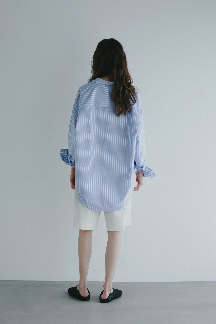 【フランク&アイリーン/Frank&Eileen】の【ETRE TOKYO×Frank&Eileen限定】SHIRLEY オックスフォードシャツ 人気、トレンドファッション・服の通販 founy(ファニー) 　ファッション　Fashion　レディースファッション　Fashion for Women　トップス・カットソー　Cut & Sew Tops　シャツ・ブラウス・オフィスカジュアル　Elegant Blouses & Button-Ups　ショルダー　Shoulder, Shoulder Strap　ストライプ　Stripe, Striped Pattern　スリーブ　Sleeve, Long Sleeve / Short Sleeve　ドロップ　Drop Shoulder, Dropped Style　バランス　Balance, Style Balance　ロング　Long, Long-Length　A/W・秋冬　Autumn/Winter　other-8|ID: prp329100004882365 ipo3291000000036443008