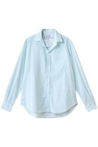 【フランク&アイリーン/Frank&Eileen】のEILEEN イタリアンコットン ライトグリーンストライプシャツ 人気、トレンドファッション・服の通販 founy(ファニー) ファッション Fashion レディースファッション Fashion for Women トップス・カットソー Cut & Sew Tops シャツ・ブラウス・オフィスカジュアル Elegant Blouses & Button-Ups ストライプ Stripe, Striped Pattern スリーブ Sleeve, Long Sleeve / Short Sleeve ロング Long, Long-Length thumbnail ライトグリーン|ID: prp329100004882383 ipo3291000000036443122