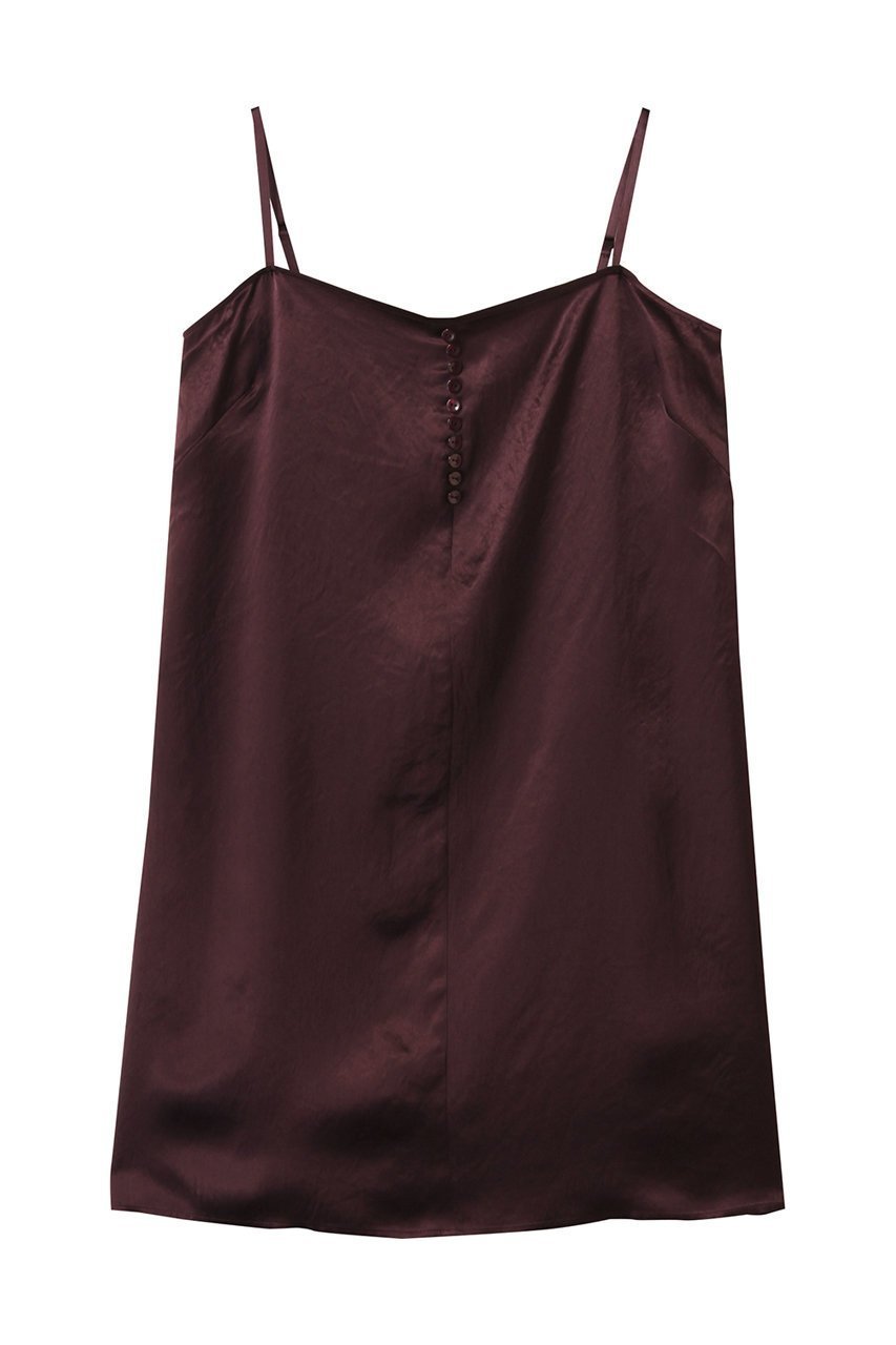 【アンクレイヴ/uncrave】のアセテートヴィンテージサテン キャミソールブラウス インテリア・キッズ・メンズ・レディースファッション・服の通販 founy(ファニー) 　ファッション　Fashion　レディースファッション　Fashion for Women　トップス・カットソー　Cut & Sew Tops　キャミソール&ノースリーブ　Camisoles & Sleeveless Tops　シャツ・ブラウス・オフィスカジュアル　Elegant Blouses & Button-Ups　おすすめ　Recommended / Our Picks　インナー　Innerwear　キャミソール　Camisole, Spaghetti Strap Top　ショート　Short, Short Length　スリット　Slit, Slit Detail　スリーブ　Sleeve, Long Sleeve / Short Sleeve　セットアップ　Set-Up, Coordinated Outfit　バランス　Balance, Style Balance　フロント　Front, Front Design　ヴィンテージ　Vintage Style　エレガント 上品　Elegant　吸水　Absorbent, Quick-Dry　バーガンディ|ID: prp329100004882389 ipo3291000000036443173