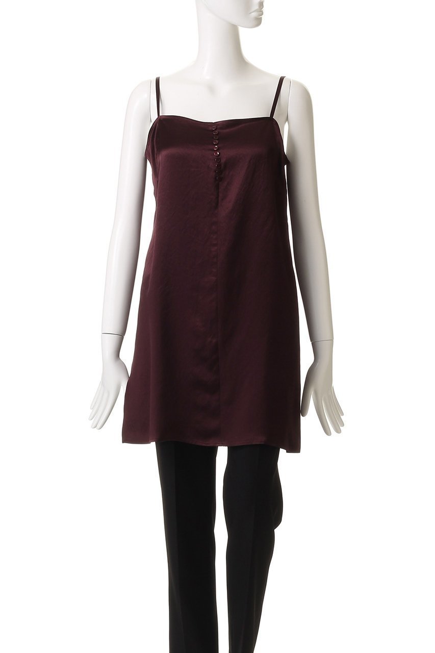 【アンクレイヴ/uncrave】のアセテートヴィンテージサテン キャミソールブラウス 人気、トレンドファッション・服の通販 founy(ファニー) 　ファッション　Fashion　レディースファッション　Fashion for Women　トップス・カットソー　Cut & Sew Tops　キャミソール&ノースリーブ　Camisoles & Sleeveless Tops　シャツ・ブラウス・オフィスカジュアル　Elegant Blouses & Button-Ups　おすすめ　Recommended / Our Picks　インナー　Innerwear　キャミソール　Camisole, Spaghetti Strap Top　ショート　Short, Short Length　スリット　Slit, Slit Detail　スリーブ　Sleeve, Long Sleeve / Short Sleeve　セットアップ　Set-Up, Coordinated Outfit　バランス　Balance, Style Balance　フロント　Front, Front Design　ヴィンテージ　Vintage Style　エレガント 上品　Elegant　吸水　Absorbent, Quick-Dry　other-2|ID: prp329100004882389 ipo3291000000036443181