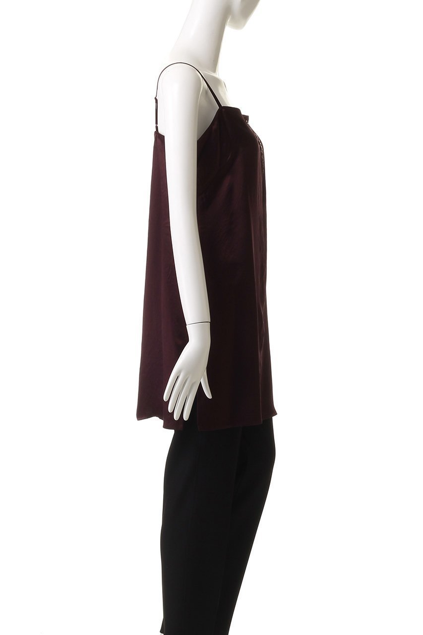 【アンクレイヴ/uncrave】のアセテートヴィンテージサテン キャミソールブラウス 人気、トレンドファッション・服の通販 founy(ファニー) 　ファッション　Fashion　レディースファッション　Fashion for Women　トップス・カットソー　Cut & Sew Tops　キャミソール&ノースリーブ　Camisoles & Sleeveless Tops　シャツ・ブラウス・オフィスカジュアル　Elegant Blouses & Button-Ups　おすすめ　Recommended / Our Picks　インナー　Innerwear　キャミソール　Camisole, Spaghetti Strap Top　ショート　Short, Short Length　スリット　Slit, Slit Detail　スリーブ　Sleeve, Long Sleeve / Short Sleeve　セットアップ　Set-Up, Coordinated Outfit　バランス　Balance, Style Balance　フロント　Front, Front Design　ヴィンテージ　Vintage Style　エレガント 上品　Elegant　吸水　Absorbent, Quick-Dry　other-3|ID: prp329100004882389 ipo3291000000036443182