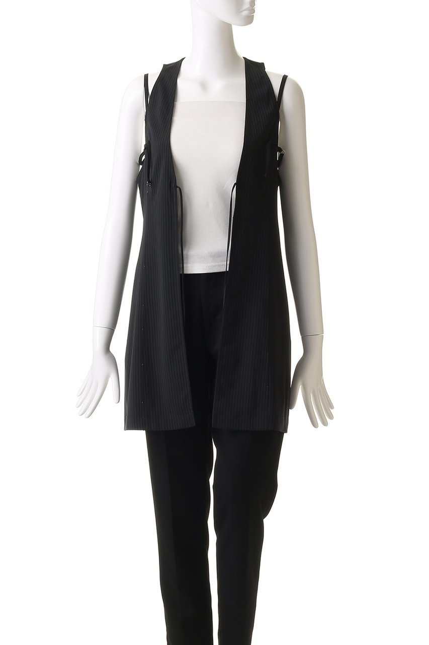 【プランク プロジェクト/PRANK PROJECT】のチュニックベスト / Tunic Vest 人気、トレンドファッション・服の通販 founy(ファニー) 　ファッション　Fashion　レディースファッション　Fashion for Women　アウター　Coat / Outerwear Collection　トップス・カットソー　Cut & Sew Tops　キャミソール&ノースリーブ　Camisoles & Sleeveless Tops　シャツ・ブラウス・オフィスカジュアル　Elegant Blouses & Button-Ups　ベスト&ジレ / 重ね着スタイル　Vests & Gilets　おすすめ　Recommended / Our Picks　コンビ　Combo, Combination Style　サテン　Satin, Glossy Fabric　シンプル　Simple, Minimal　タンク　Tank Top, Sleeveless Top　チュニック　Tunic, Long Top　ツイル　Twist, Twisted Detail　ノースリーブ　Sleeveless, No-Sleeve　ベスト　Vest, Waistcoat　ラップ　Wrap, Wrap Design　夏　Summer　秋　Autumn　長袖　Long Sleeve, Full Sleeve　other-7|ID: prp329100004882399 ipo3291000000036443266